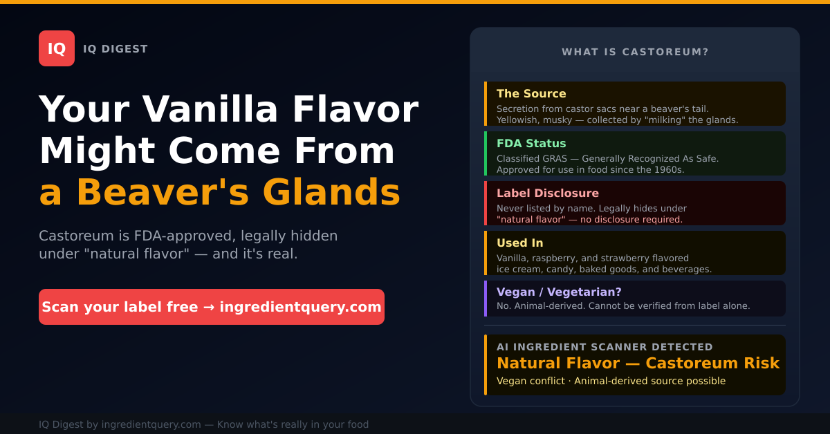 Your Vanilla Flavor Might Come From a Beaver's Glands