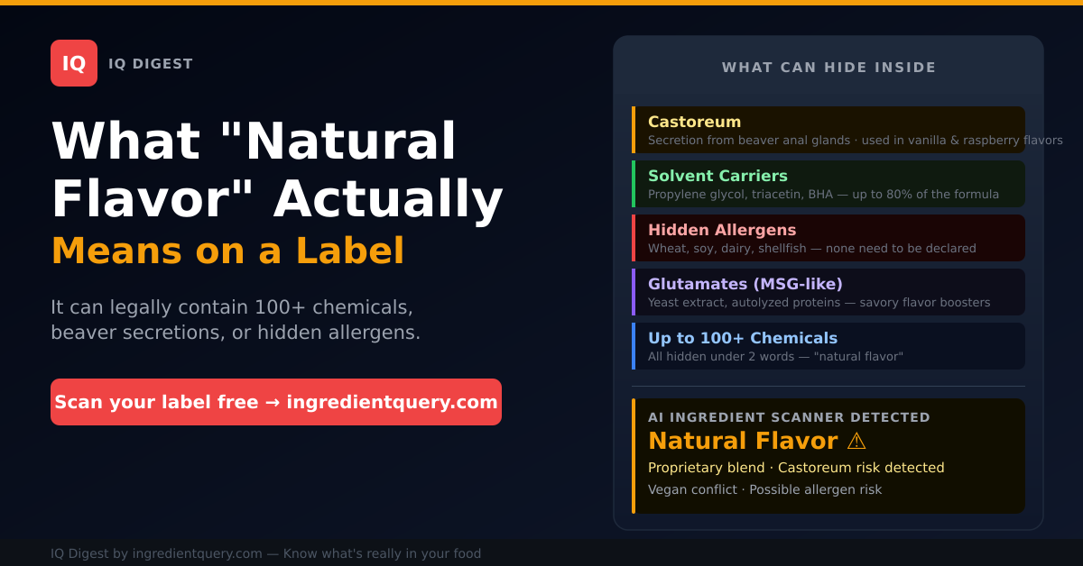 What "Natural Flavor" Actually Means (It's Not What You Think)