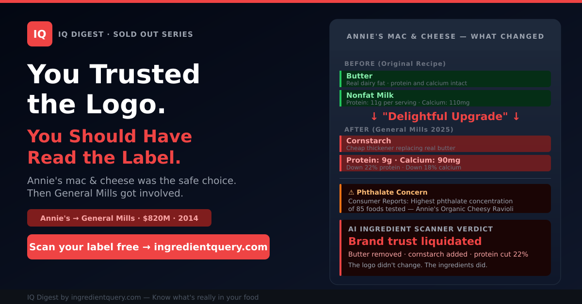 Sold Out: You Trusted the Logo. You Should Have Read the Label.