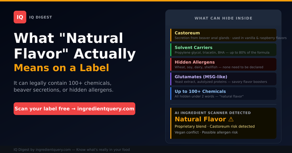 What "Natural Flavor" Actually Means (It's Not What You Think)